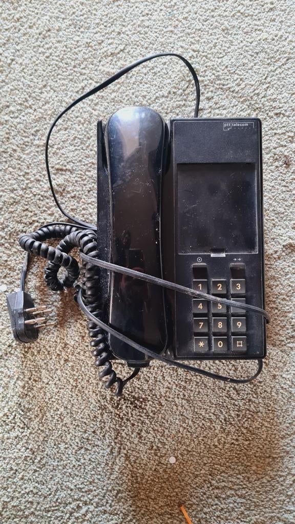 Retro PTT Telecom Telefoon met druktoetsen, Telecommunicatie, Vaste telefoons | Niet Draadloos, Ophalen of Verzenden, Gebruikt