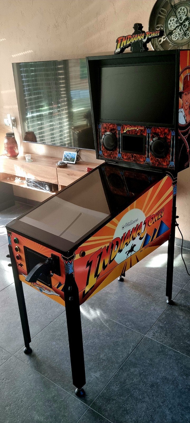virtual pinball Indiana jones 1200+ speelvelden, Ophalen, Zo goed als nieuw, Elektronisch, Flipperkast