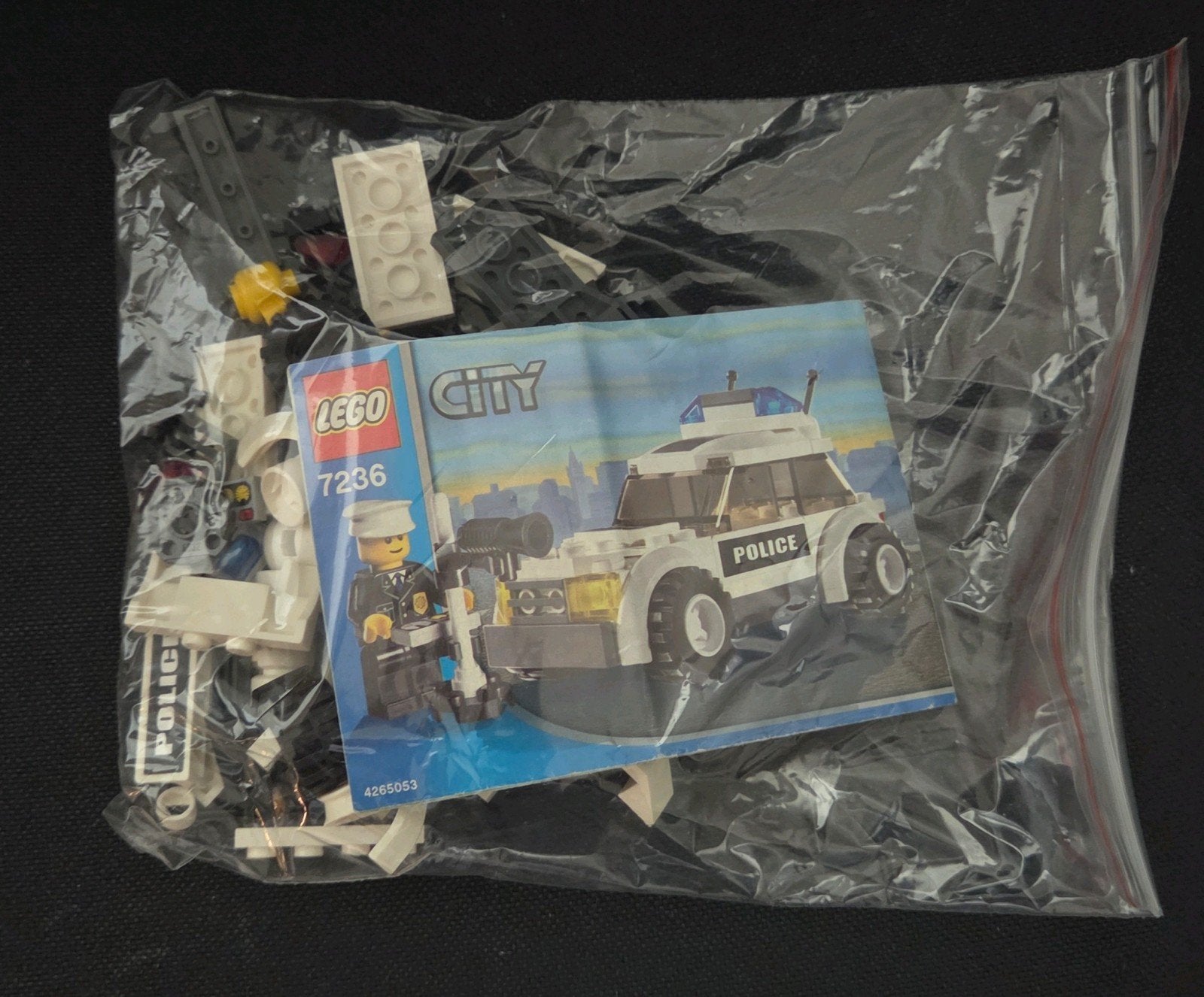 LEGO City 7236 Politieauto, Ophalen of Verzenden, Gebruikt