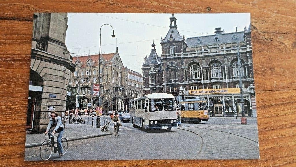 Foto BUS DAF Den Oudsten? Kleine Gartmanplantsoen Amsterdam, Verzenden, Gebruikt, Bus of Metro, Overige typen
