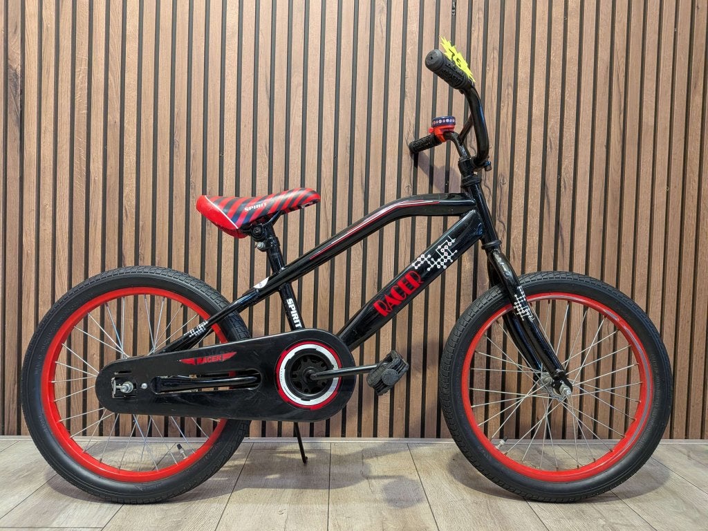 Spirit Racer 18 inch jongensfiets, Terugtraprem, Gebruikt, Niet ingevuld, Niet ingevuld