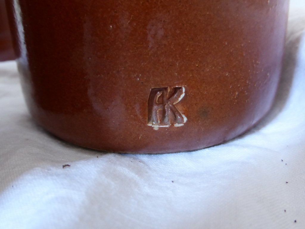 Oude JENEVERKRUIK merk AK / stenen fles kruik (9), Antiek en Kunst, Ophalen of Verzenden