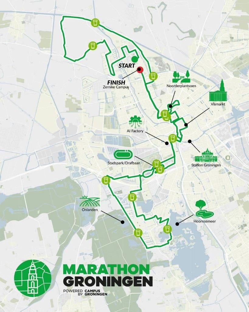 Startbewijs Marathon van Groningen 31 mei (incl. shirt), Overige typen, Nieuw, Hardlopen, Ophalen