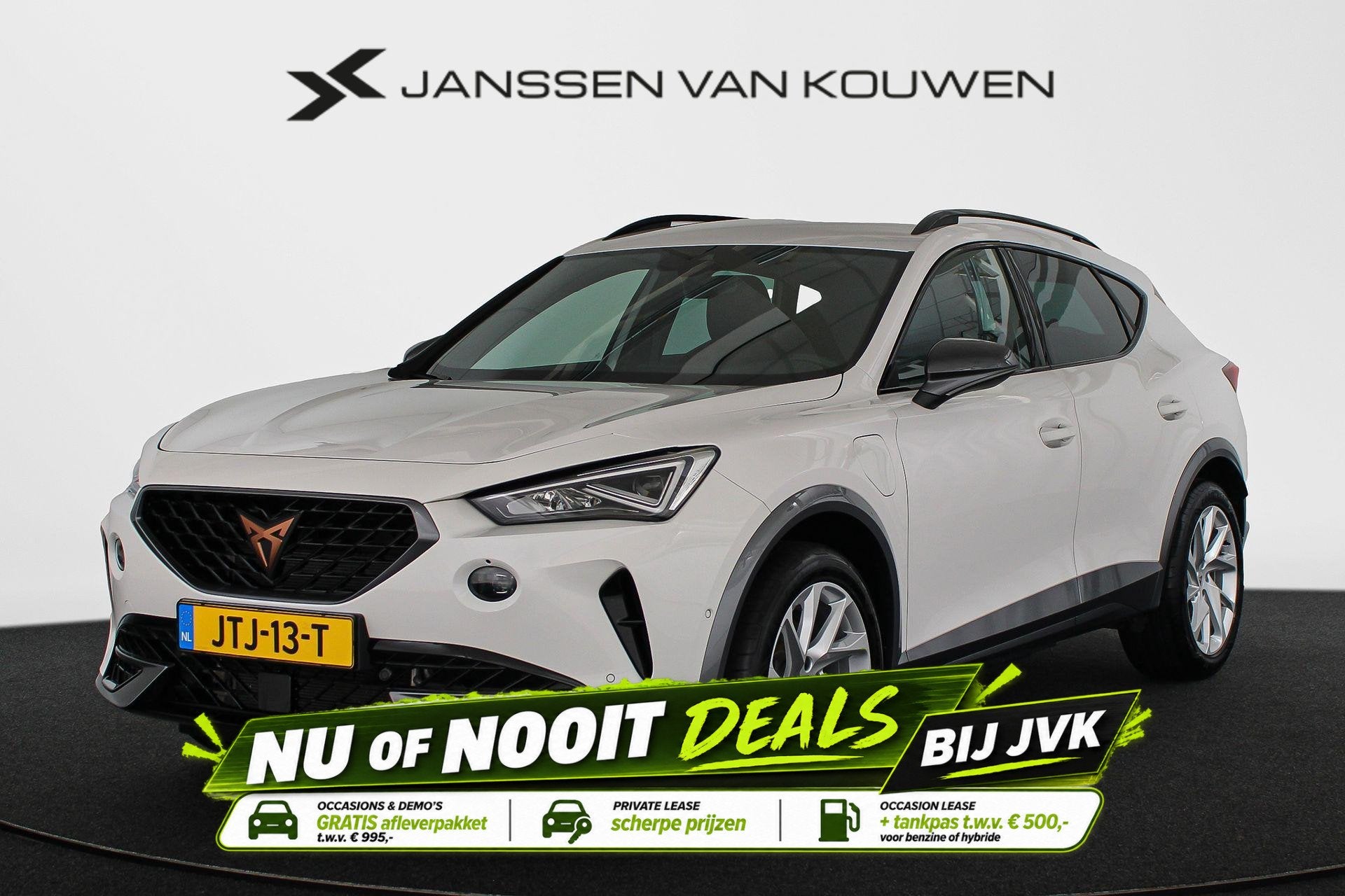 CUPRA Formentor 1.4 TSI e-Hybrid SOH 100% PHEV Stoel-Stuurve, Auto's, Stof, Gebruikt, 4 cilinders, Wit