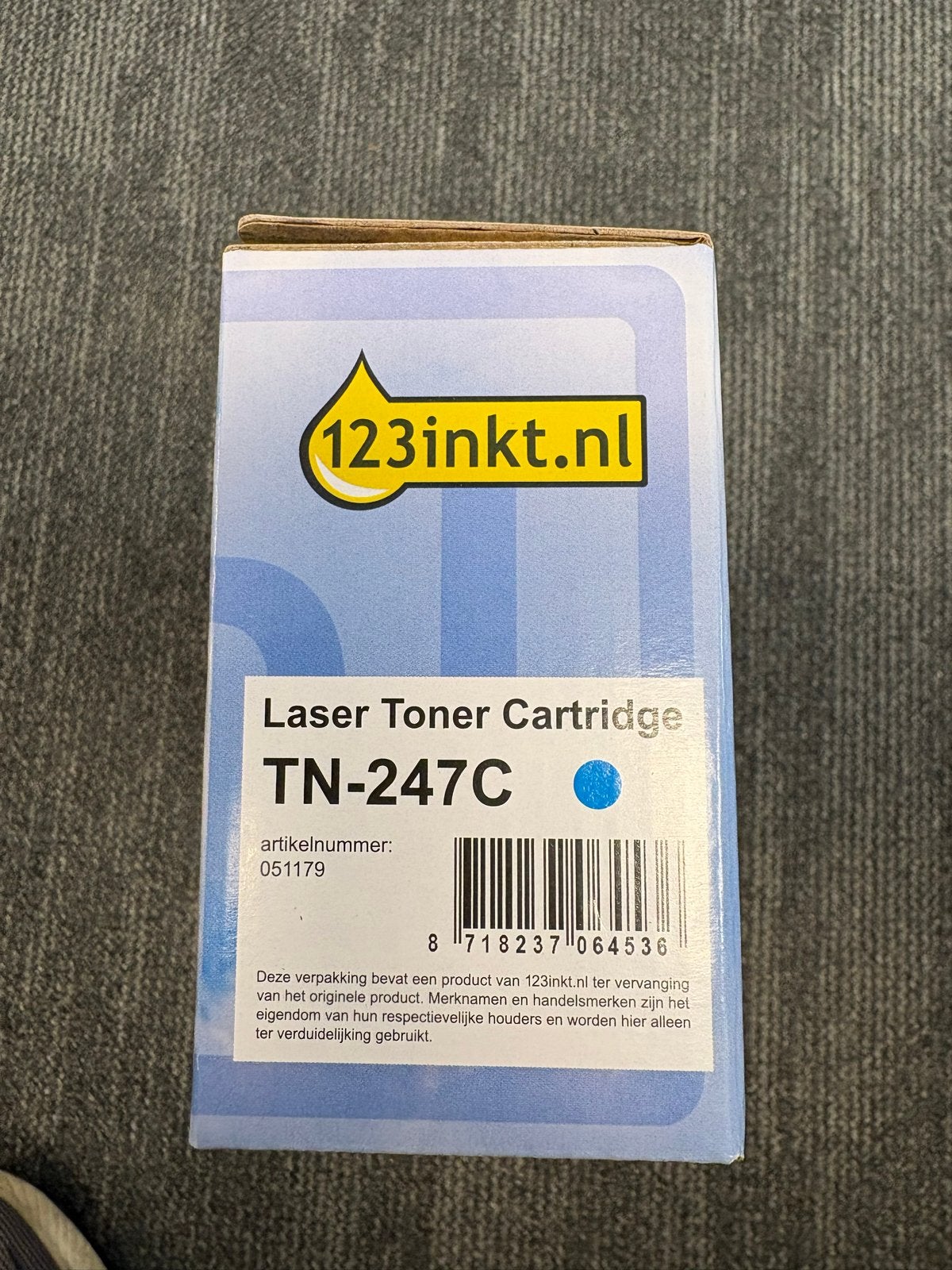 Laser Toner Cartridge TN-247C Cyaan, Computers en Software, Printerbenodigdheden, Ophalen, Nieuw, Toner