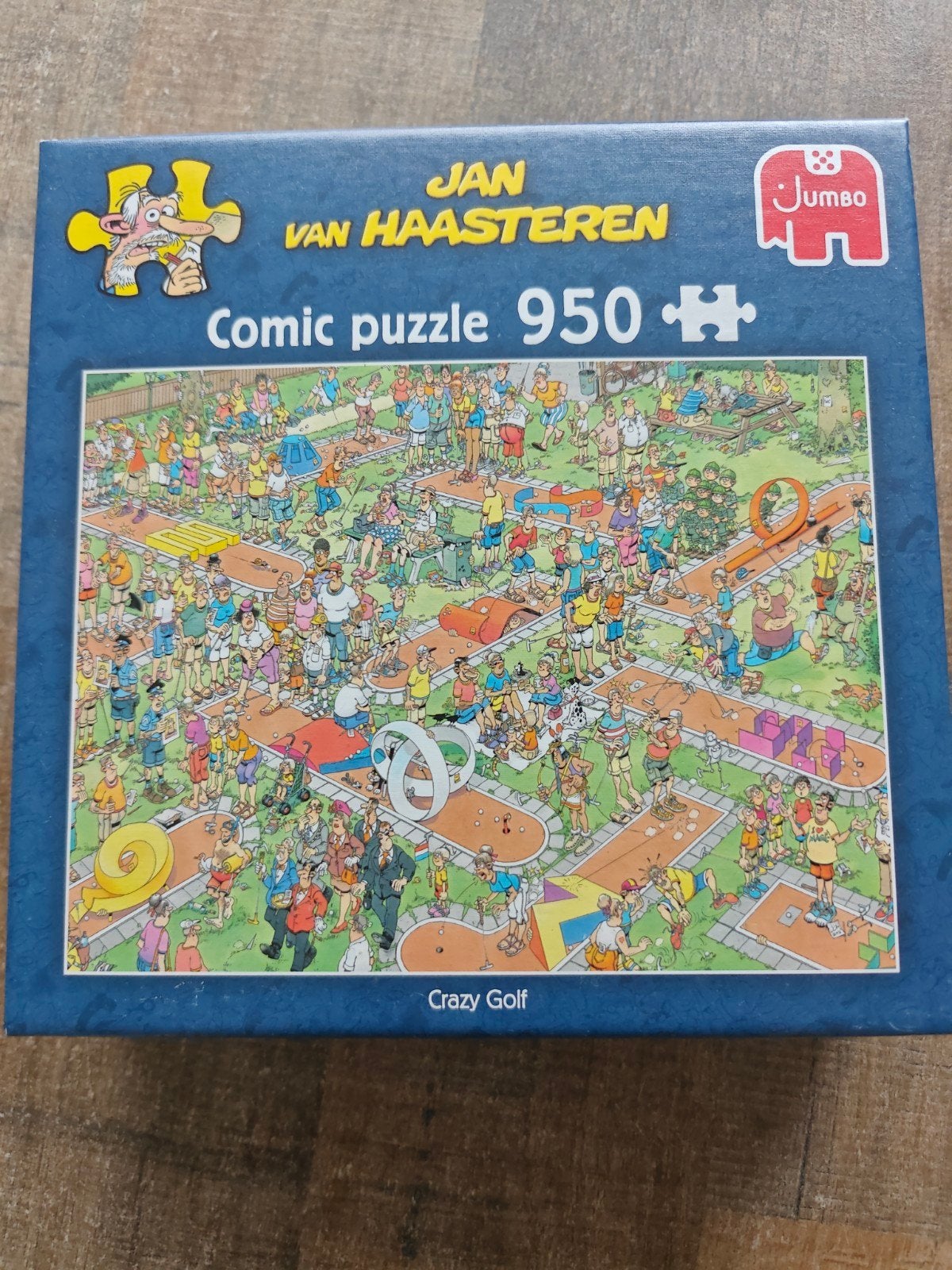 Jan van Haasteren Crazy Golf 950 stukjes, Hobby en Vrije tijd, Ophalen of Verzenden, 500 t/m 1500 stukjes, Gebruikt, Legpuzzel