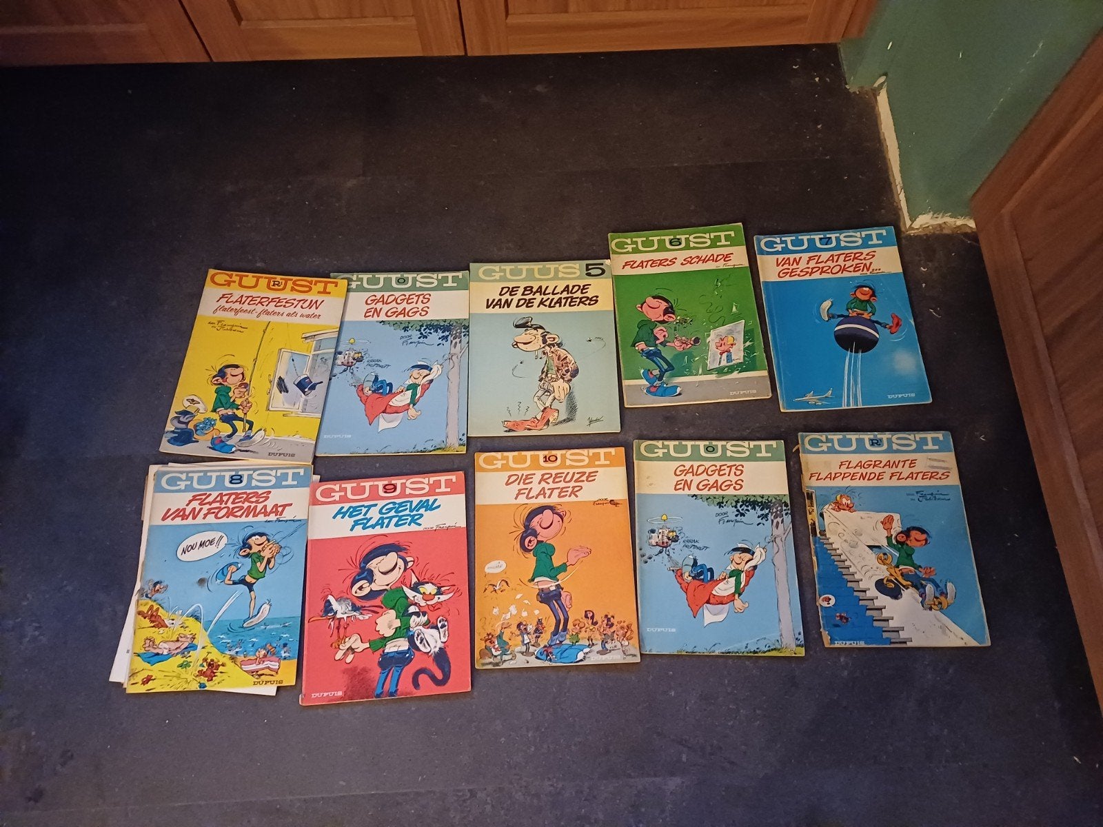 Guust Flater stripboeken collectie (10 stuks), Meerdere stripboeken, Ophalen of Verzenden, Gelezen