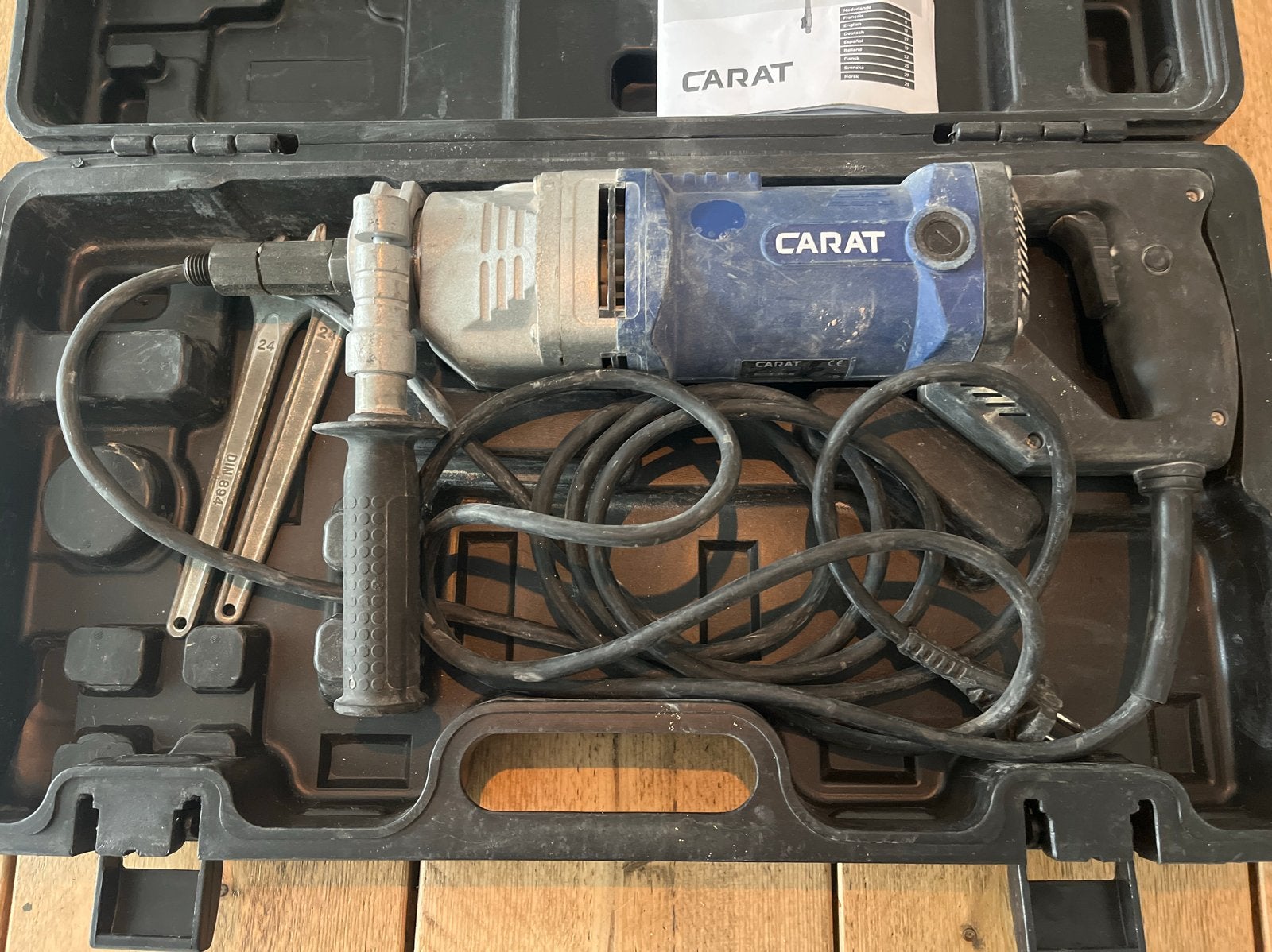 Carat Boorhamer in Koffer - Zo goed als nieuw, Ophalen, 600 watt of meer, Boor- en/of Breekhamer, Zo goed als nieuw