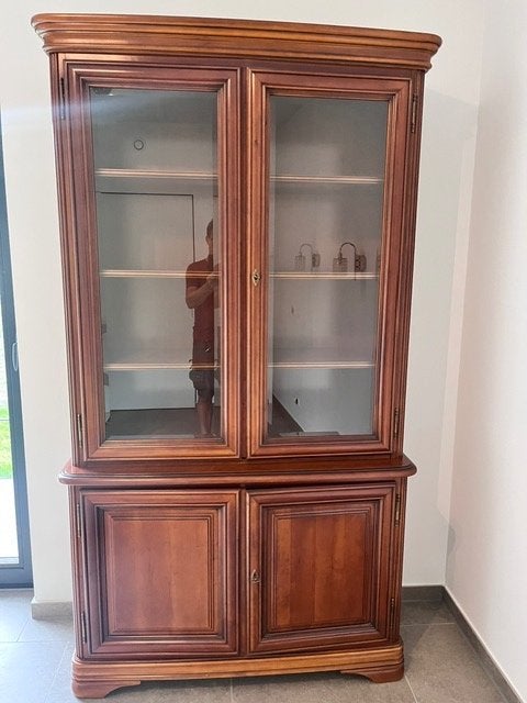 Klassieke houten eetkamer set - Buffetkast, dressoir, tafel, Ophalen, Zo goed als nieuw