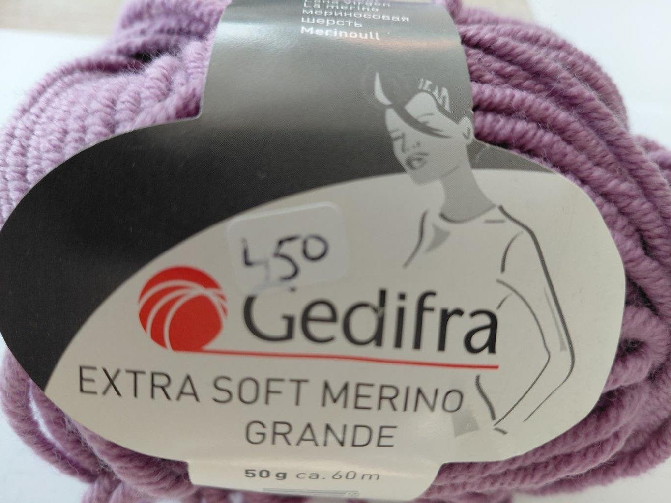 Gedifra Extra Soft Merino Grande Wol - Lila (50g), Gedifra, Nieuw, Ophalen of Verzenden, Wol of Garen
