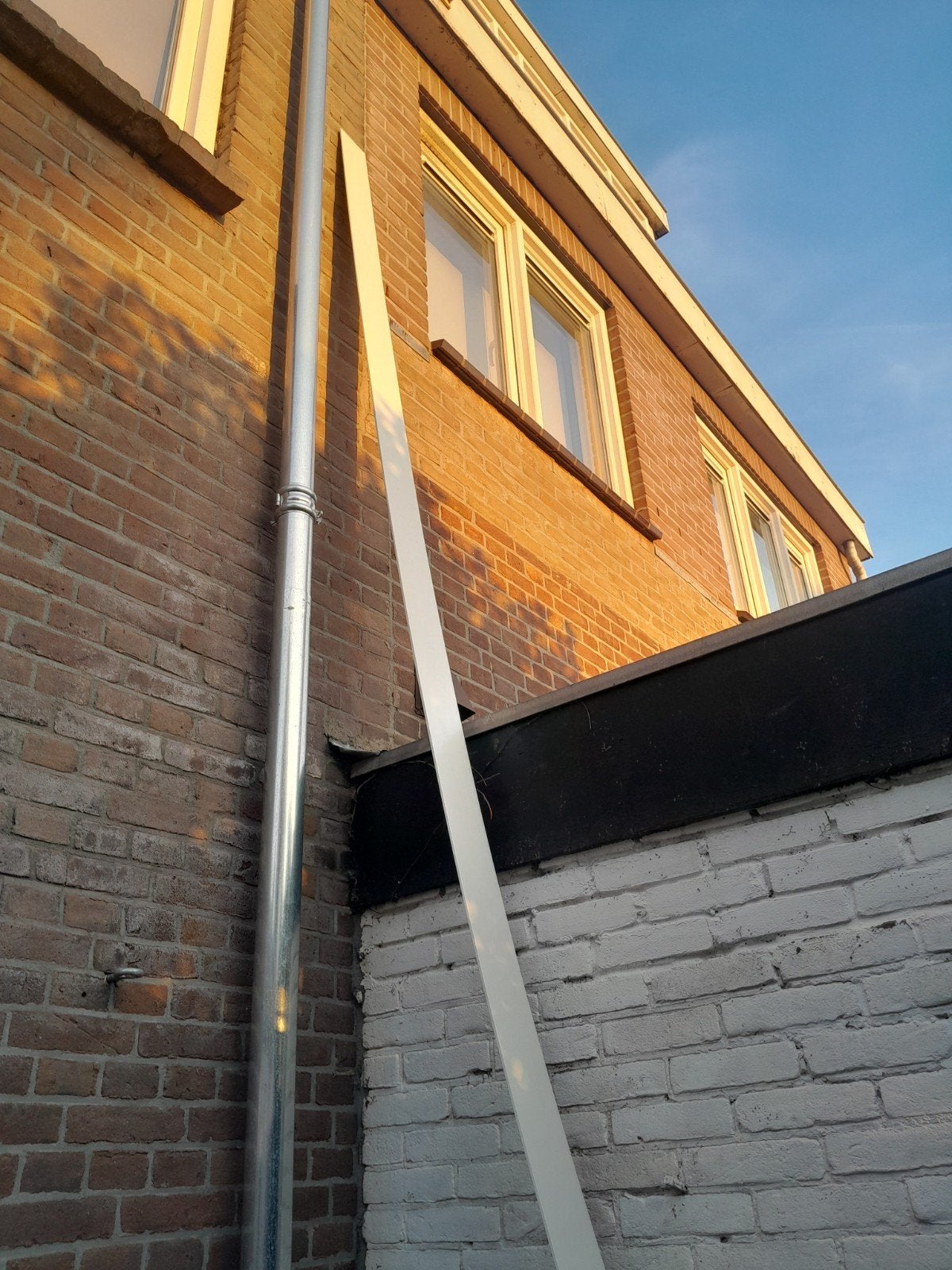 Strakke Meranti Plint - 12x120x4900mm - Crèmewit/9001, Ophalen, Overige materialen, Nieuw, 250 cm of meer