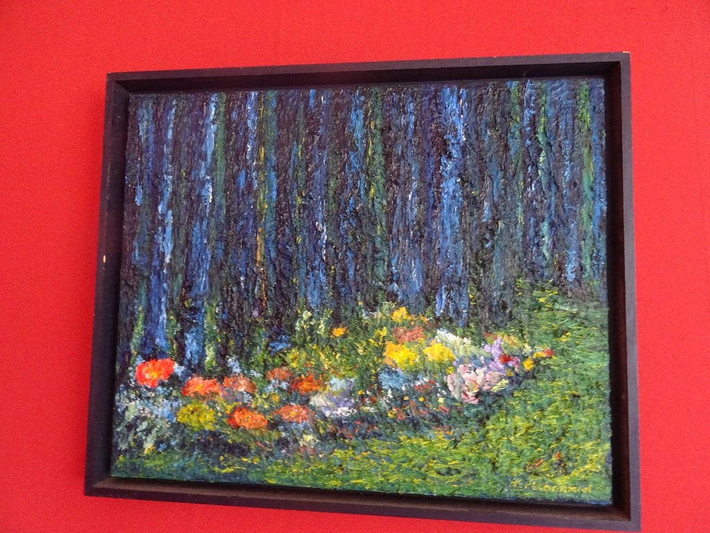 Schilderij "Bosrand", Ophalen, Zo goed als nieuw
