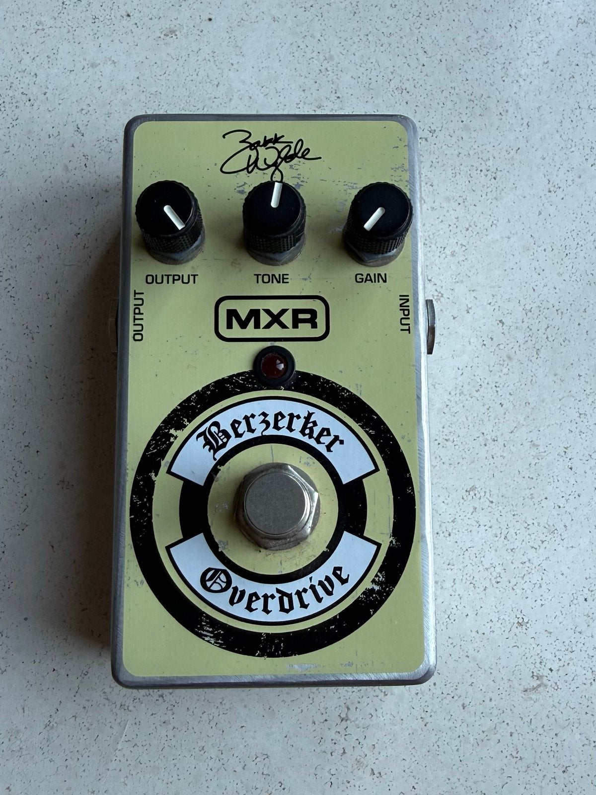 MXR ZW44 Berzerker Overdrive pedaal, Muziek en Instrumenten, Ophalen of Verzenden, Zo goed als nieuw, Distortion, Overdrive of Fuzz