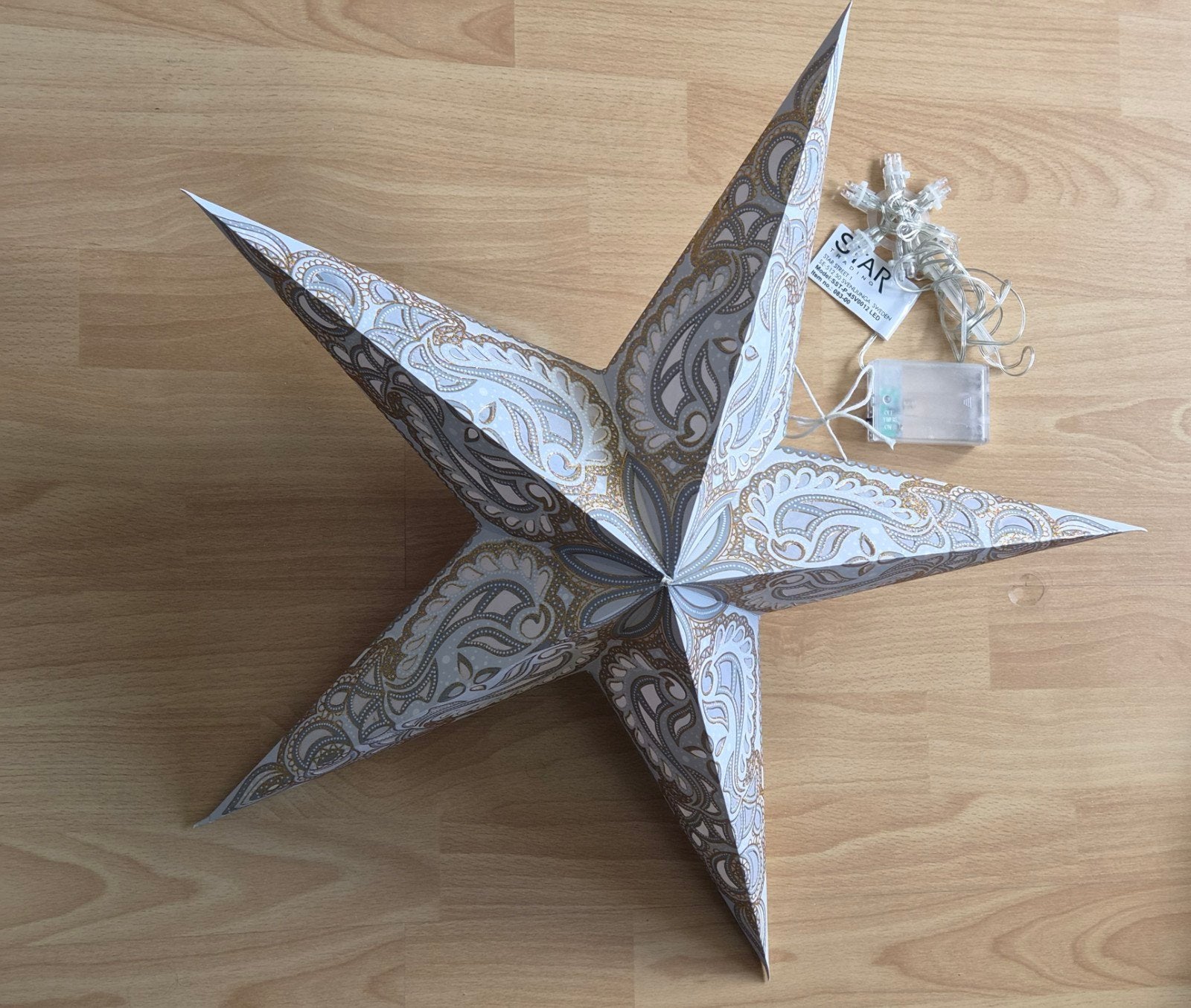 Kerstster papier, Ophalen of Verzenden, Zo goed als nieuw