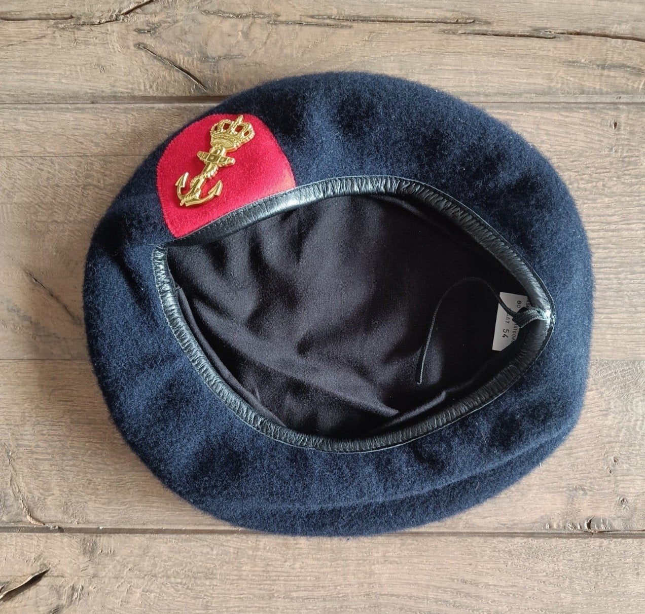 Baret Korps Mariniers, Verzamelen, Militaria | Algemeen, Verzenden, Marine, Nederland, Helm of Baret