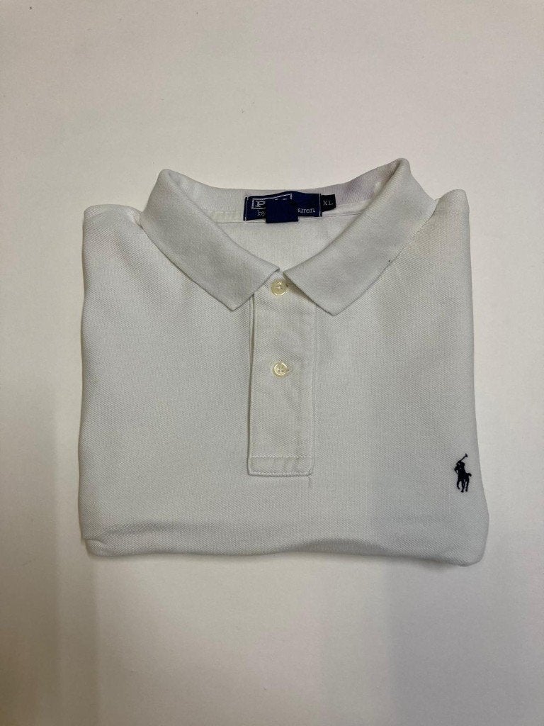 Y2K 2000S Ralph Lauren Polo – XL - White – Black Pony, Kleding | Heren, Wit, Ralph Lauren, Maat 56/58 (XL), Ophalen of Verzenden