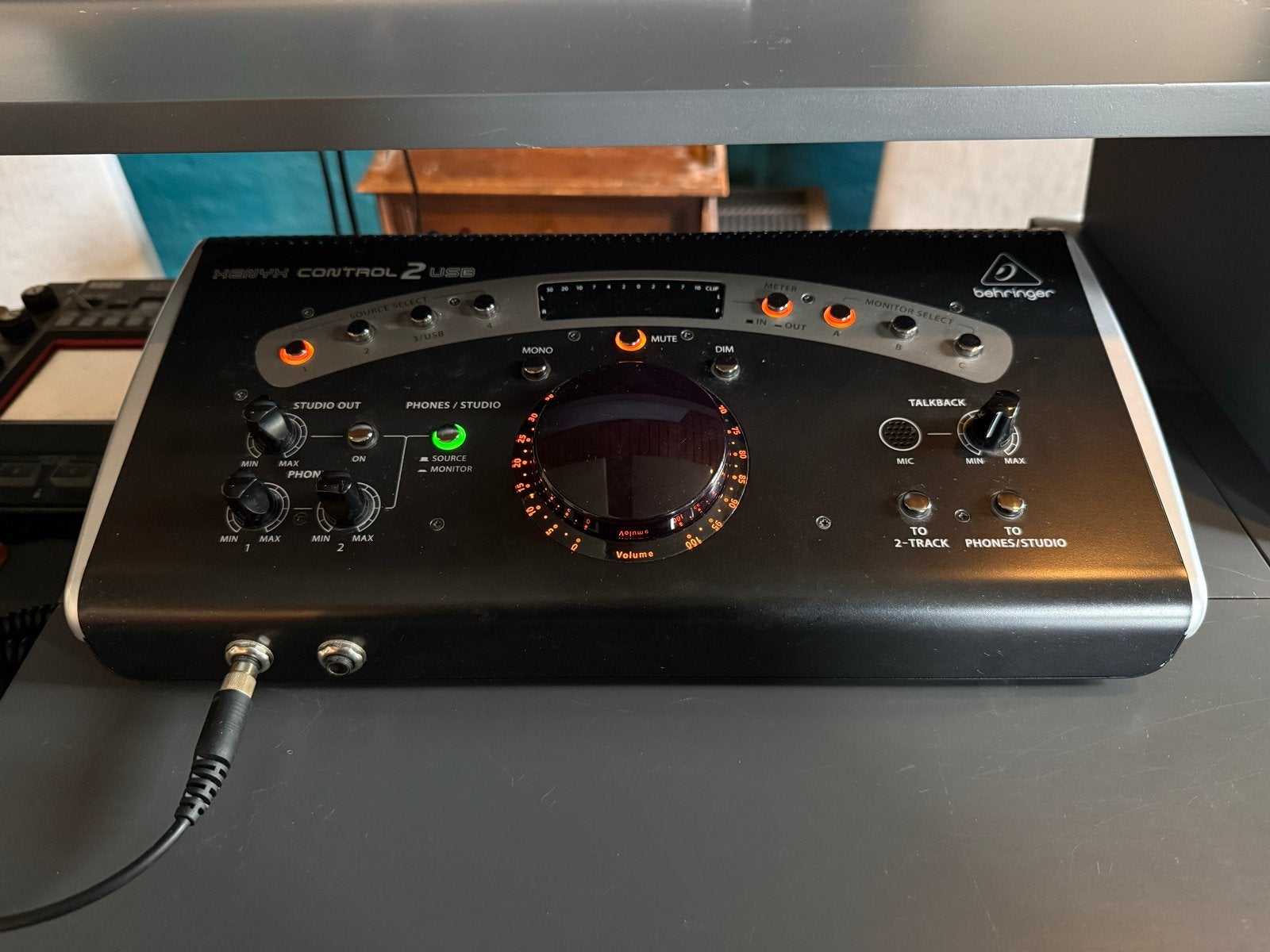 Behringer Xenyx Control 2 USB Studio Monitor Controller, Muziek en Instrumenten, Mengpanelen, Ophalen of Verzenden, Gebruikt