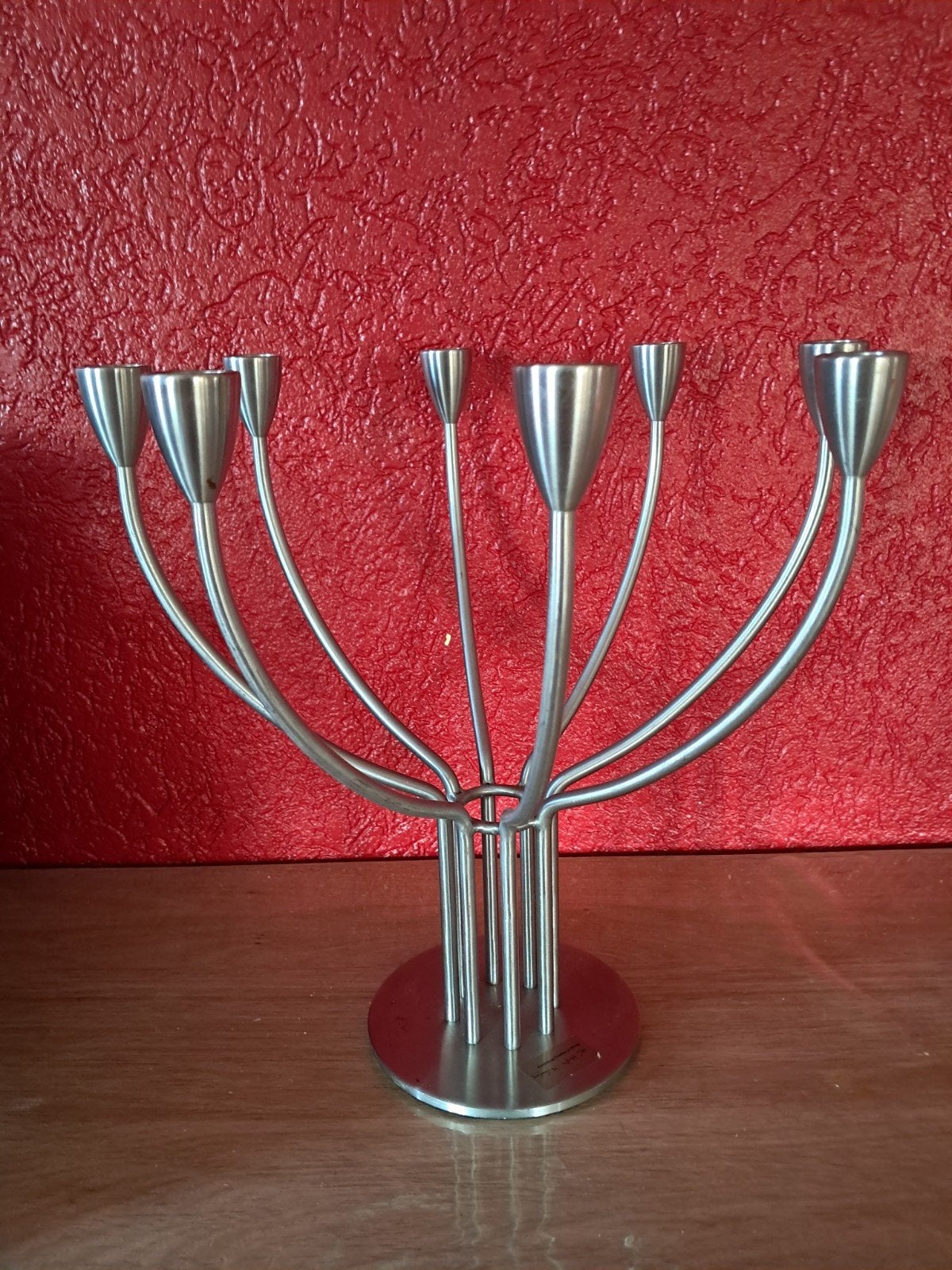 Vintage IKEA Stockholm achtarmige kandelaar., Ophalen of Verzenden, Zo goed als nieuw, Metaal, Kandelaar