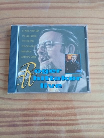 Cd Roger Whittaker live, Ophalen of Verzenden, Zo goed als nieuw, Folk, Live-album