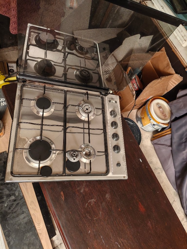 Gasfornuis, Witgoed en Apparatuur, Ophalen, Gebruikt, 4 kookzones, Gas