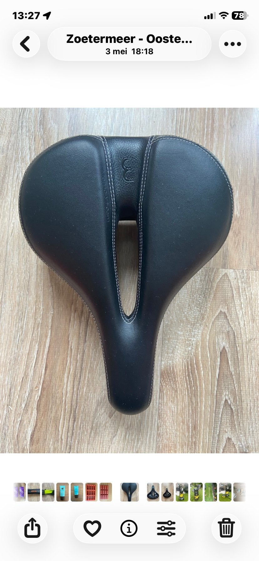 BBB Soft Shape 125 Fietszadel - Comfortabel en Ergonomisch, Fietsen en Brommers, Ophalen of Verzenden, Gebruikt, Elektrische fiets