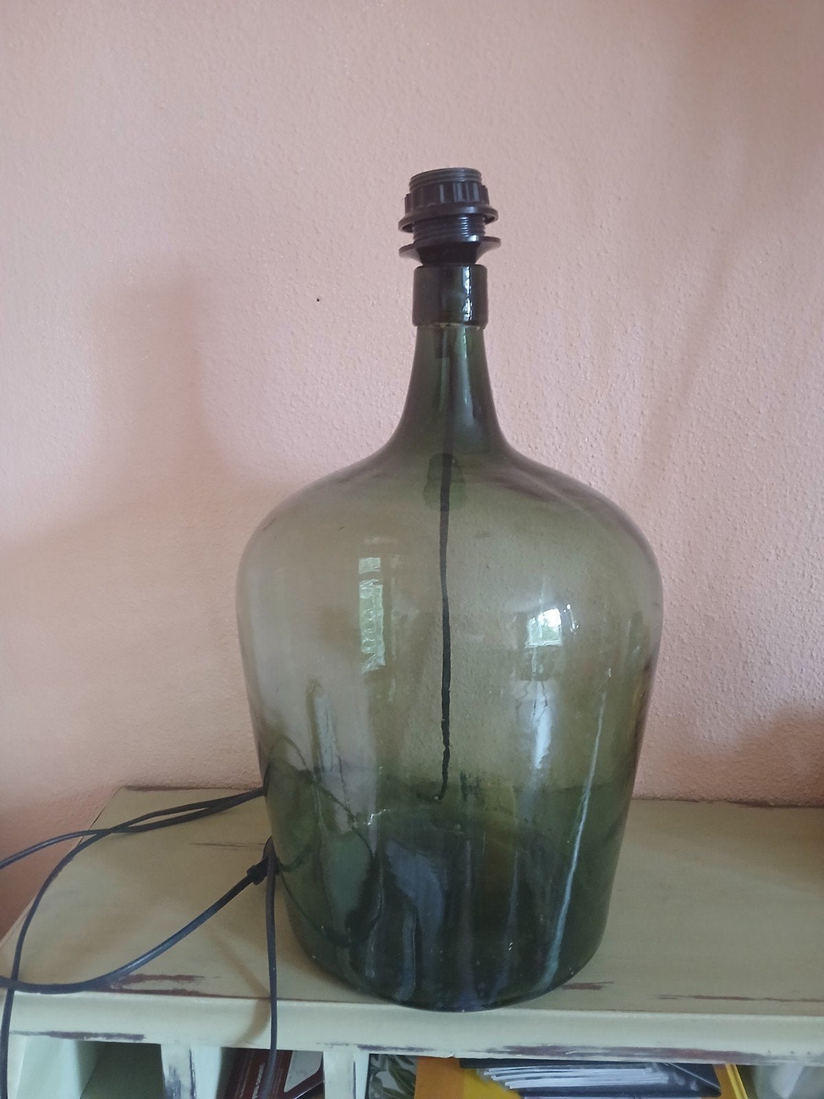 Vintage gistfles lamp, Ophalen, Vintage