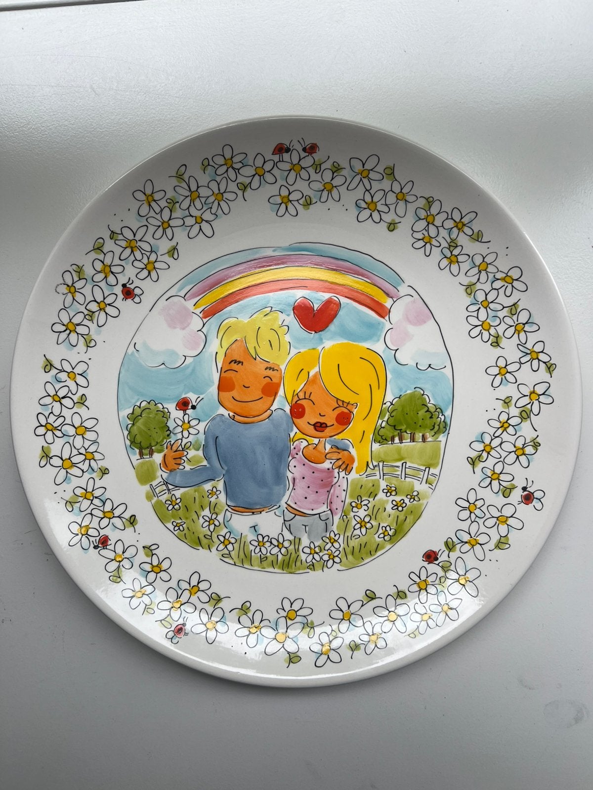 Blond Amsterdam Le groot bord, Ophalen, Nieuw, Aardewerk, Schaal of Schalen