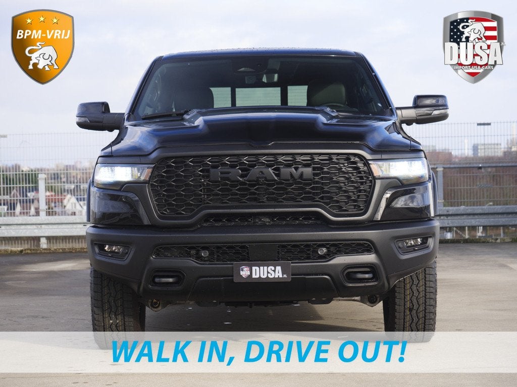 Dodge Ram | 1500 | Rebel | Premium | 4x4 | Crew Cab | 3.0L T, Auto's, Dodge, Automaat, Zwart, Zwart, Leder