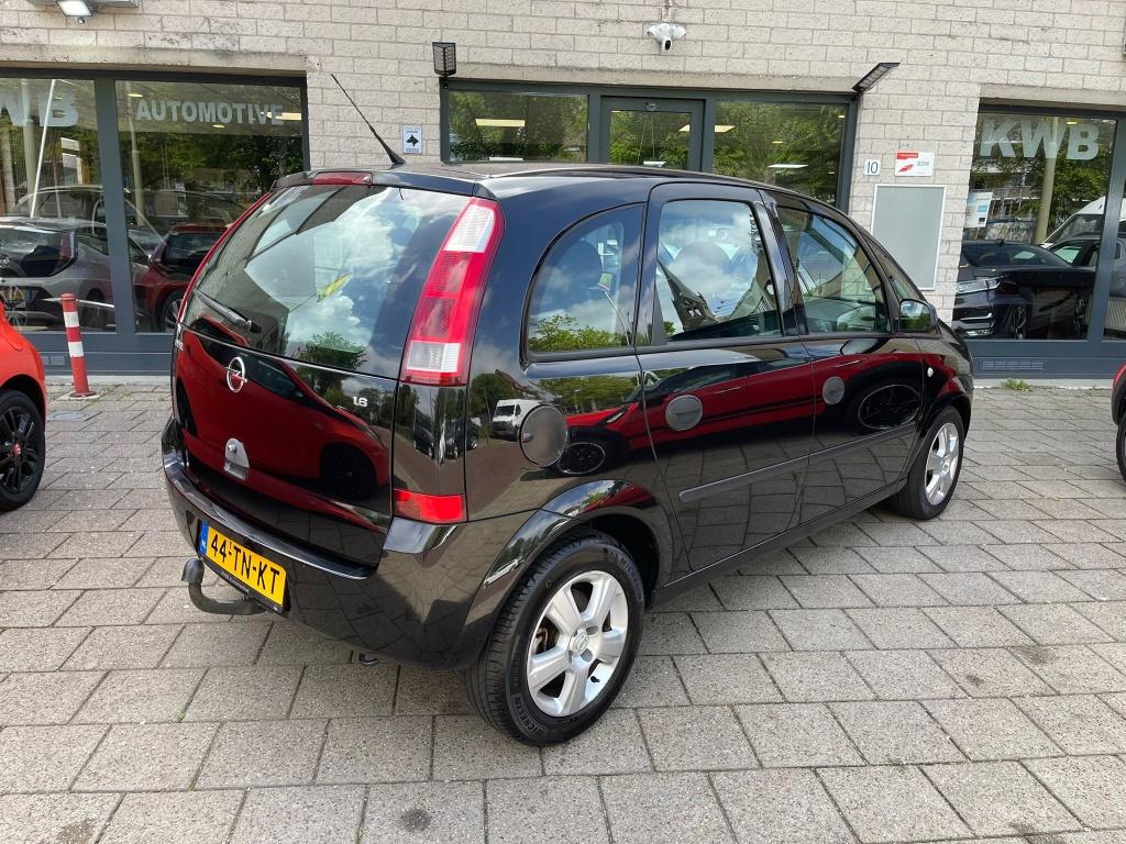 Opel Meriva 1.6-16V Cosmo Automaat Trekhaak Apk (bj 2004), Auto's, Automaat, Gebruikt, 4 cilinders, Zwart