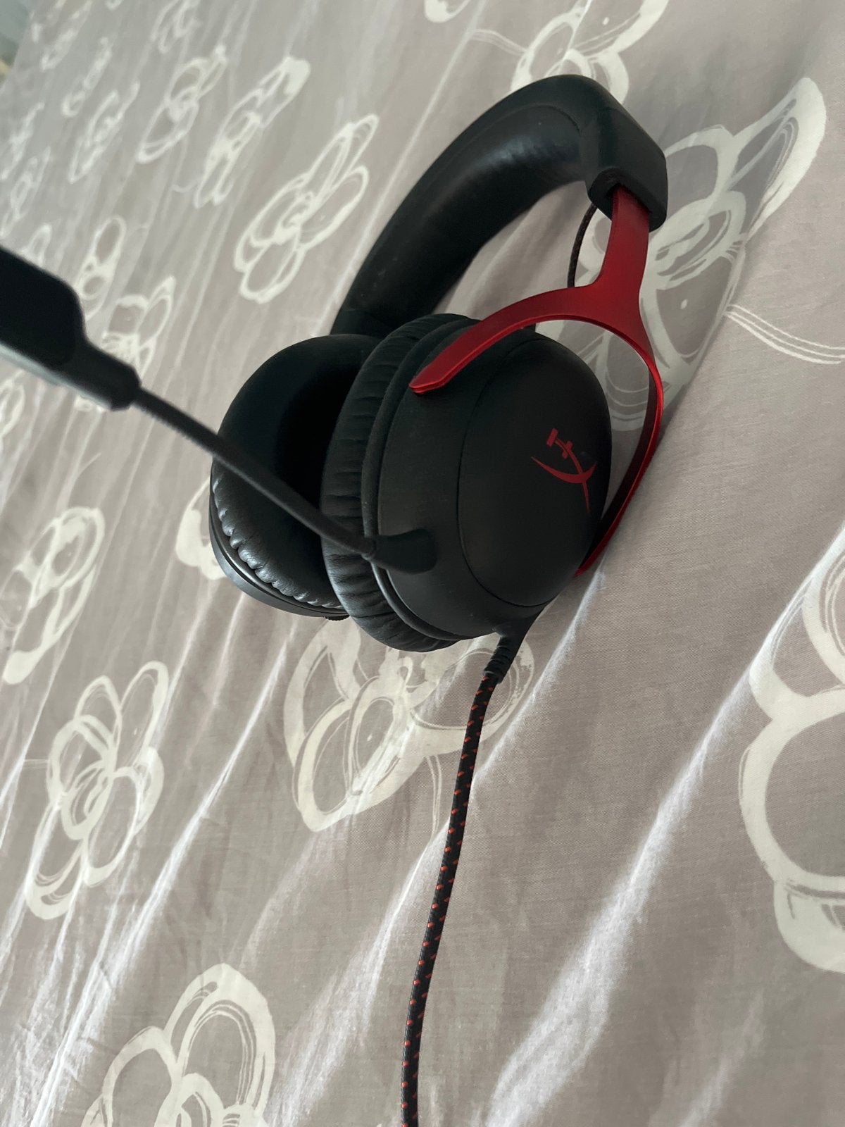 HyperX Cloud III Gaming Headset - Zwart/Rood, Ophalen, HyperX, Microfoon, Zwart