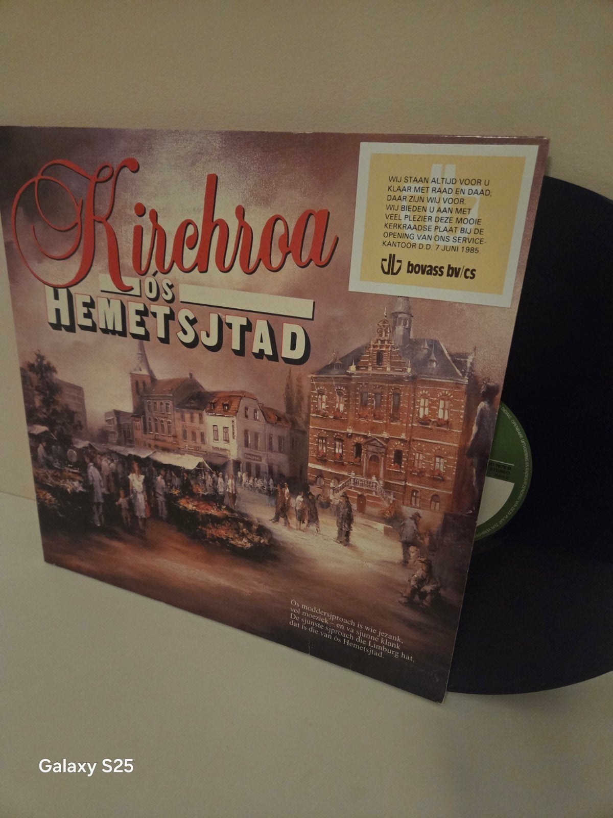 Kirchroa Os Hemetsjtad LP - Limburgse muziek, Cd's en Dvd's, LP, Gebruikt, Originele persing, Ophalen of Verzenden