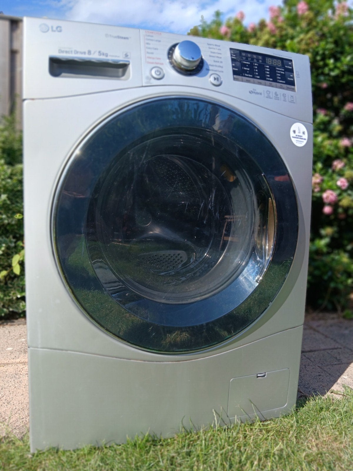 Jonggebruikte LG Was- droogcombinatie, Ophalen of Verzenden, Gebruikt, 85 tot 90 cm