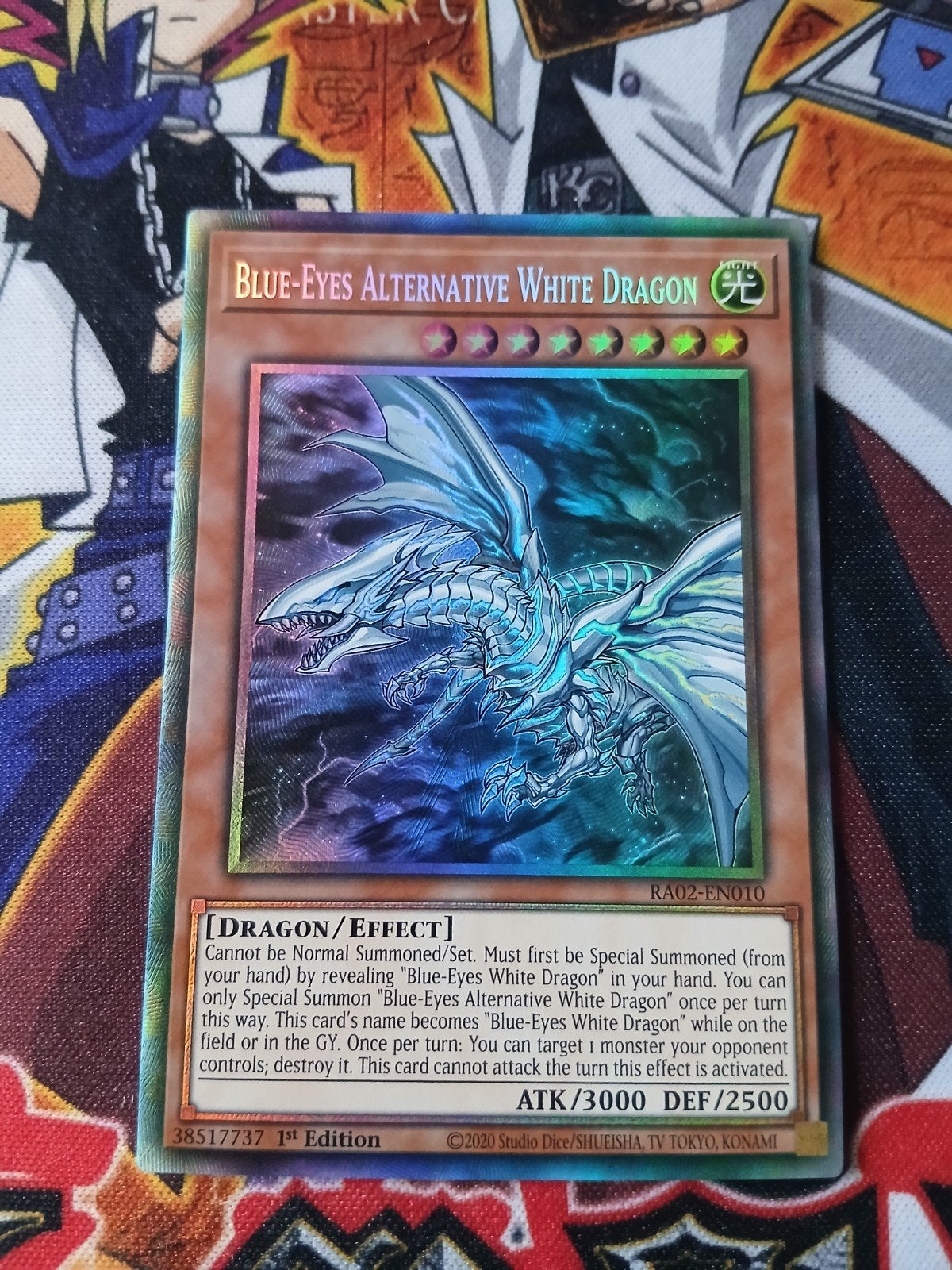Blue-Eyes Alternative White Dragon Collectors Rare RA02 YGO, Hobby en Vrije tijd, Verzamelkaartspellen | Yu-gi-Oh!, Ophalen, Zo goed als nieuw
