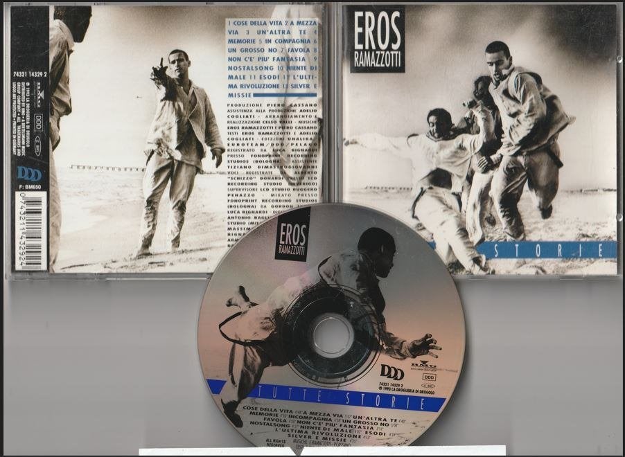 Eros Ramazzotti - Tutte Storie, Ophalen of Verzenden, Zo goed als nieuw