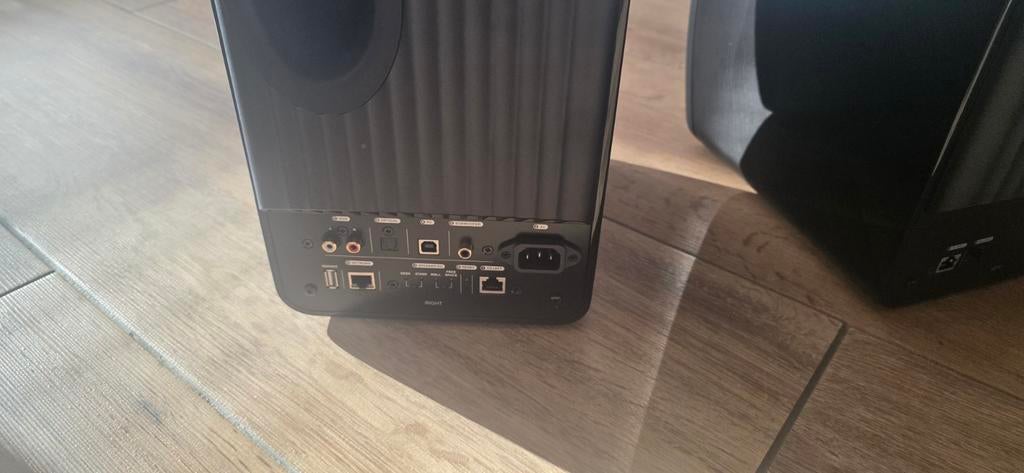 Kef sl50 wifi, Zo goed als nieuw, 120 watt of meer, Front, Rear of Stereo speakers, Ophalen