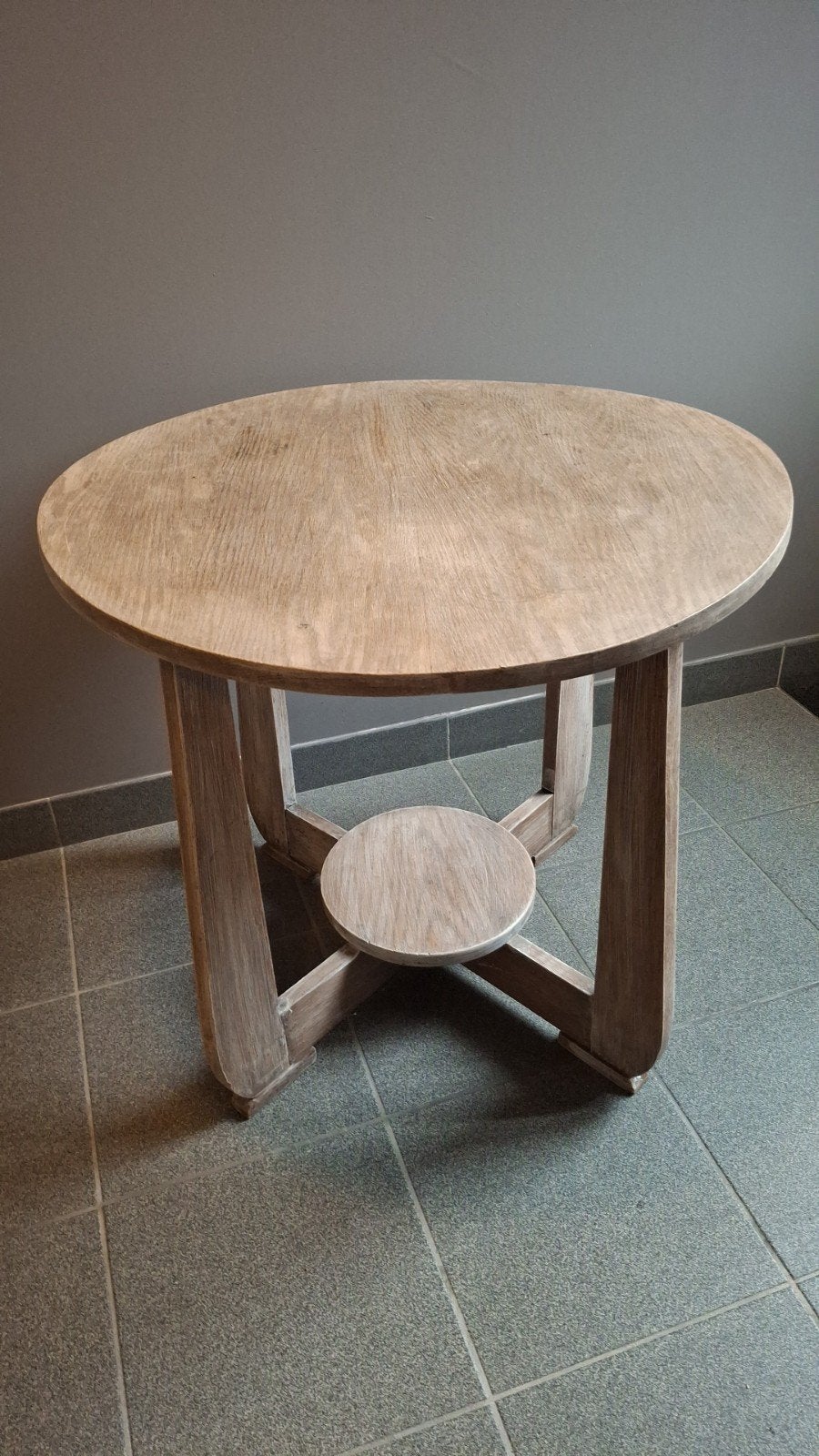 Tafeltje, Huis en Inrichting, Ophalen, Gebruikt, Rond, 60 cm of meer