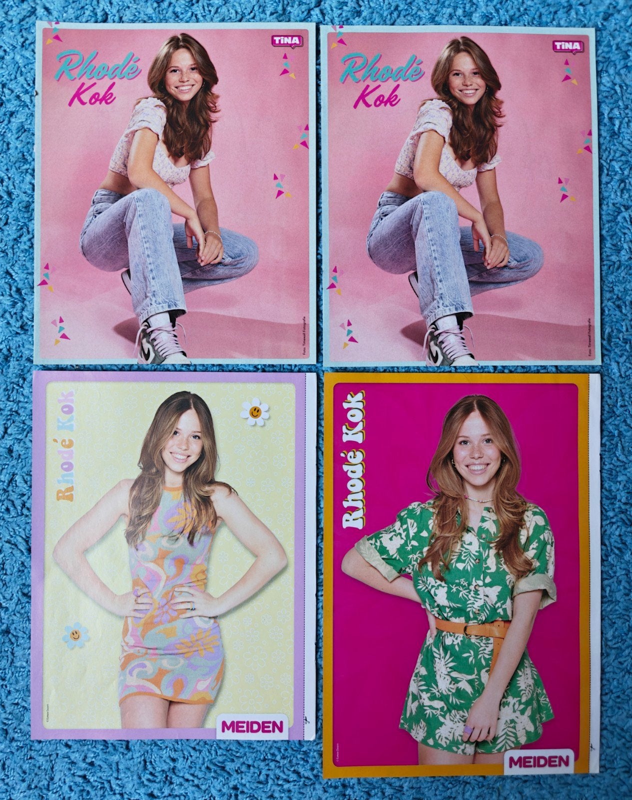 Rhodé Kok posters, Rechthoekig Staand, A4 of kleiner, Nieuw, Ophalen of Verzenden