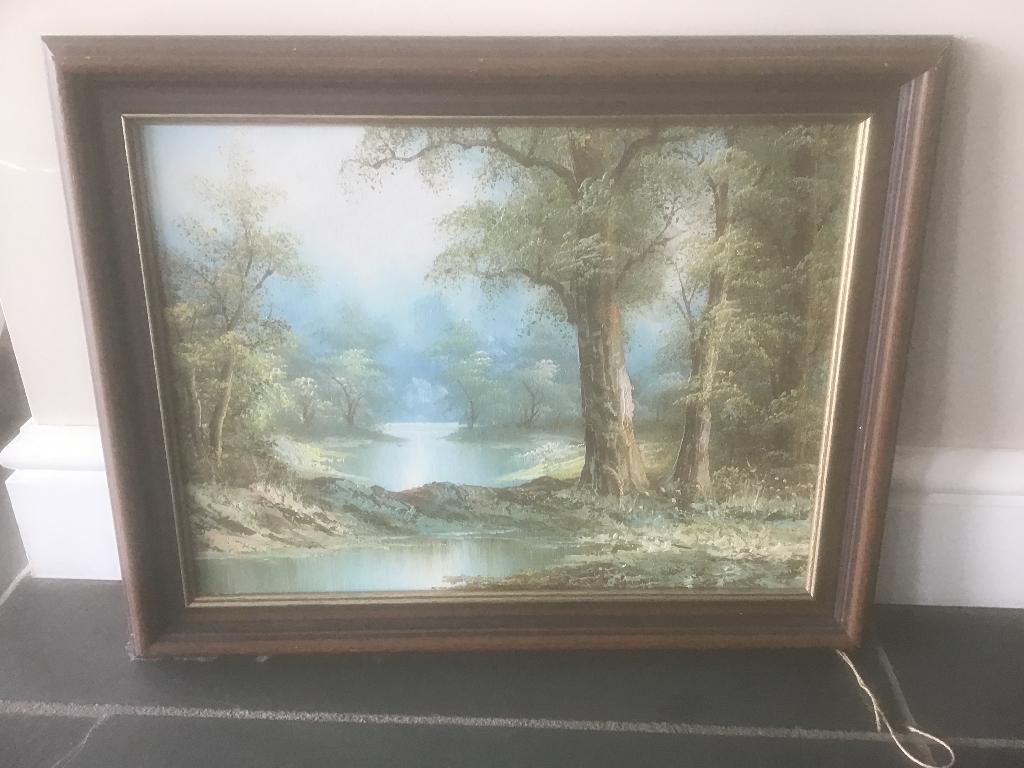 Schilderij Irene Cafieri, Ophalen