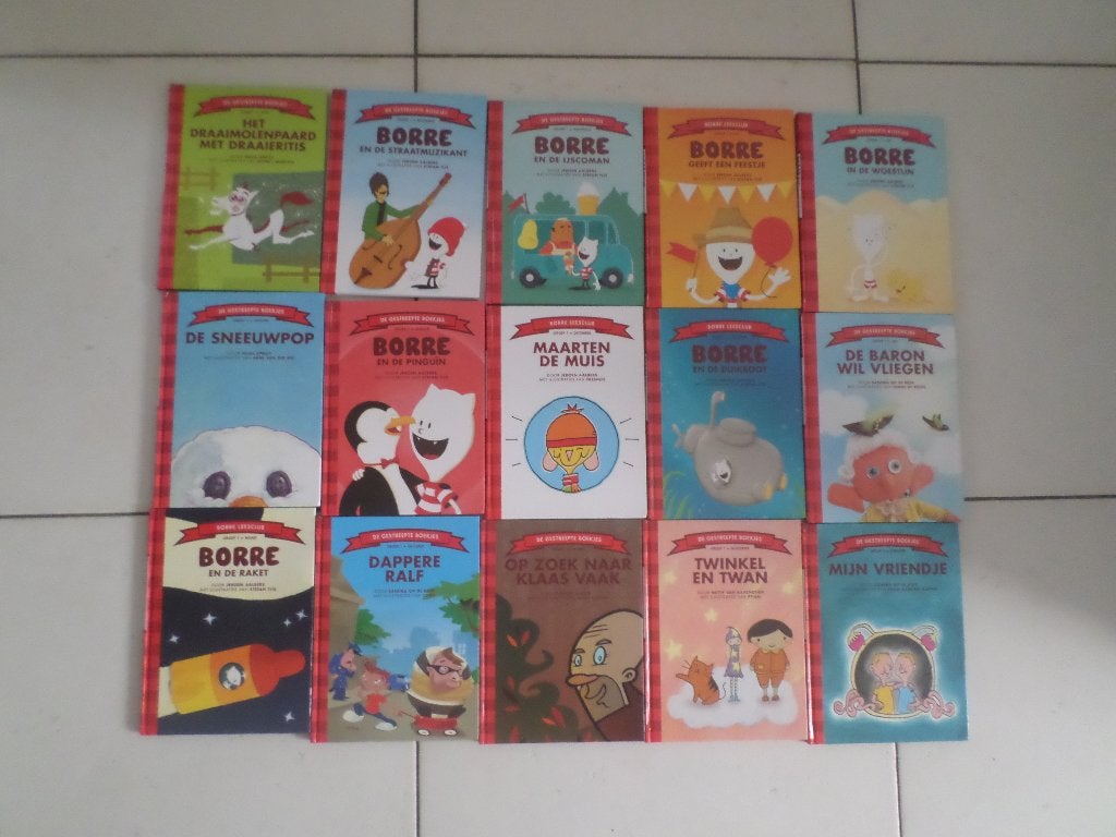 BORRE BOEKJES GROEP 1 !!! SUPERSTAAT !!!, Ophalen of Verzenden, Gelezen, Borre, Fictie algemeen
