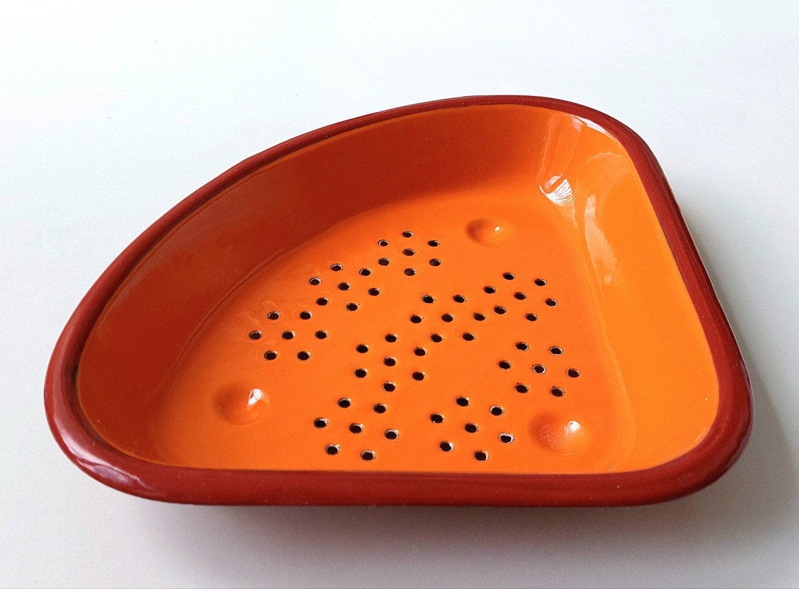 Oud Terra Cotta Emaille Gootsteenbakje Keukenemaille GAAF!, Verzenden