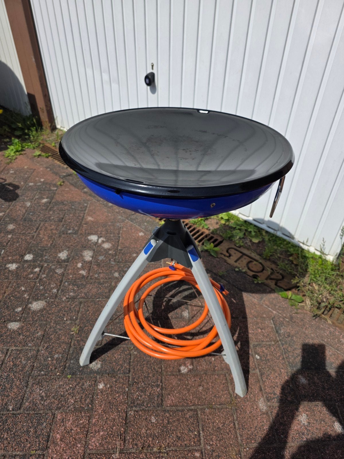 1009 - Easy Chef Skottelbraai met deksel en gasslang, Ophalen, Gebruikt, Easy Chef