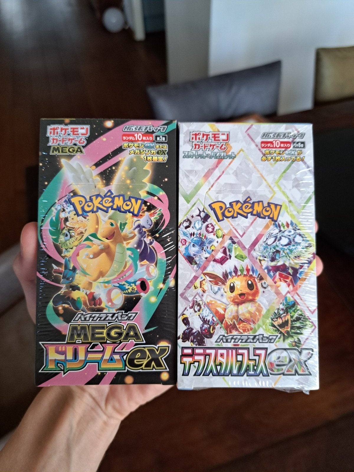 Pokémon Booster Boxen: Mega Dream EX & Terastal Festival, Ophalen of Verzenden, Nieuw, Boosterbox
