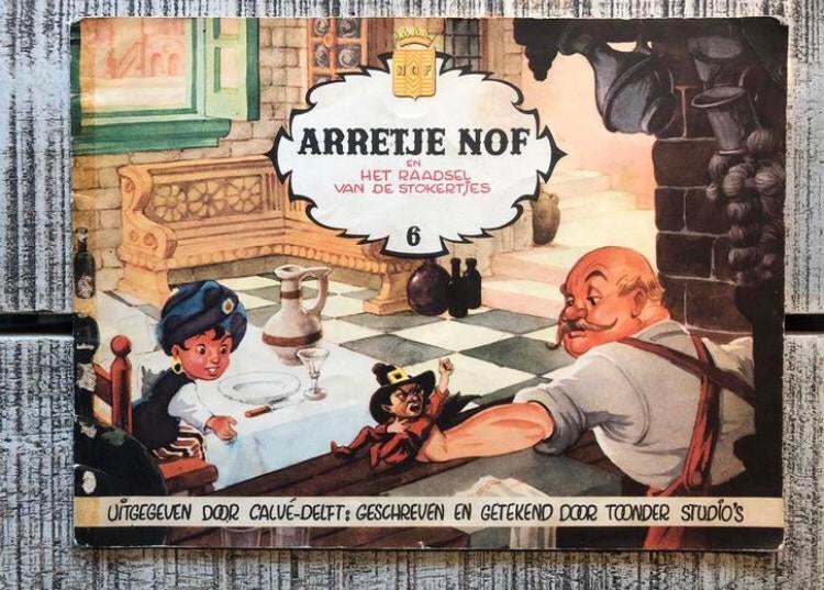 Arretje Nof 6 Raadsel Stokertjes Calvé Toonder, Ophalen of Verzenden