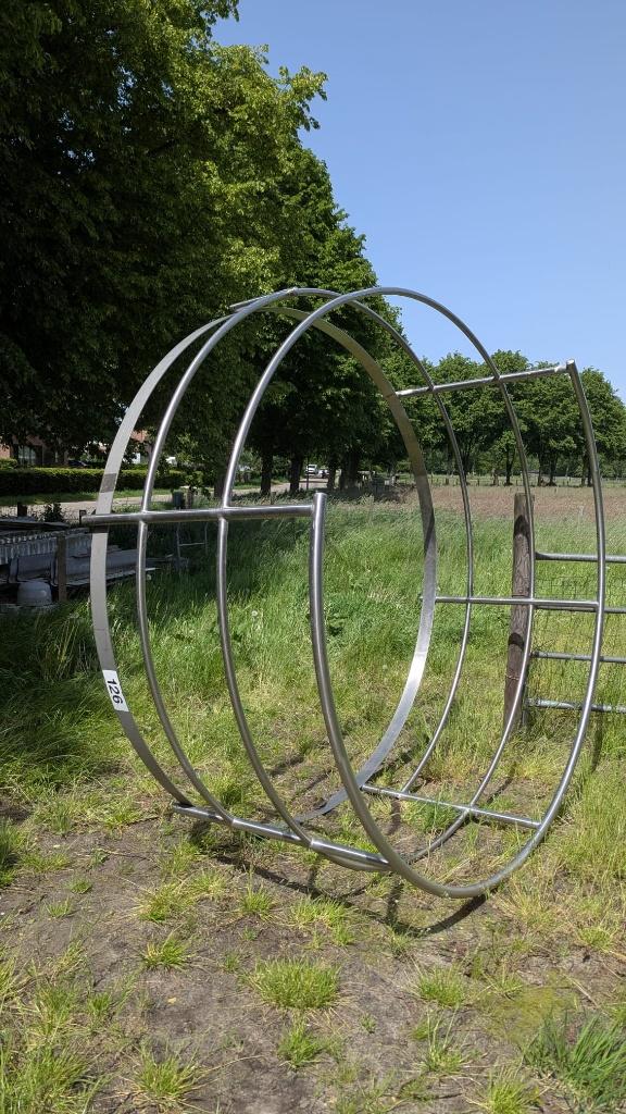 rond hekwerk rvs, Ophalen, IJzer
