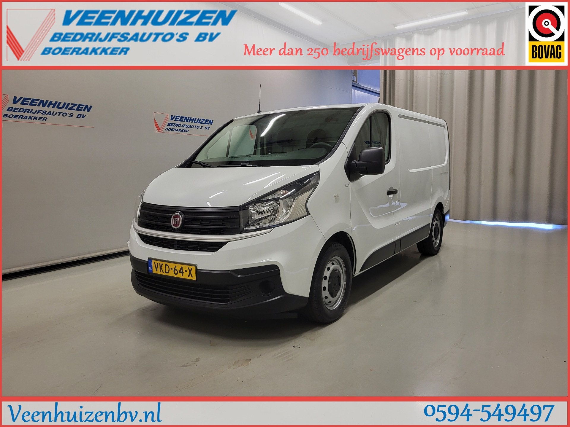 Fiat Talento 2.0MultiJet 146pk Euro 6! (bj 2021), Voorwielaandrijving, 145 pk, Gebruikt, Euro 6