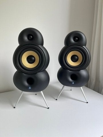 Scandyna Minipods, set in mat zwart, Audio, Tv en Foto, Overige merken, Stereo speakers, Ophalen of Verzenden, Zo goed als nieuw