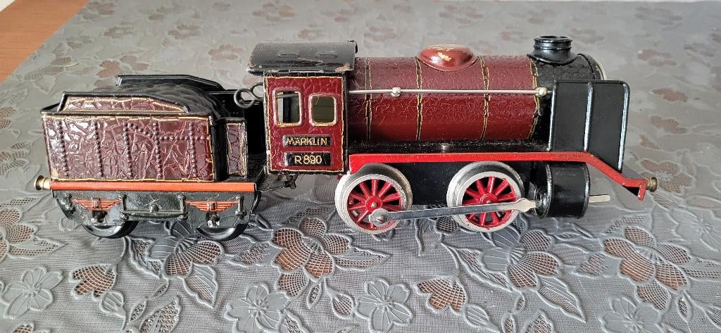 Märklin opwindtrein met sleutel, Antiek en Kunst, Ophalen of Verzenden