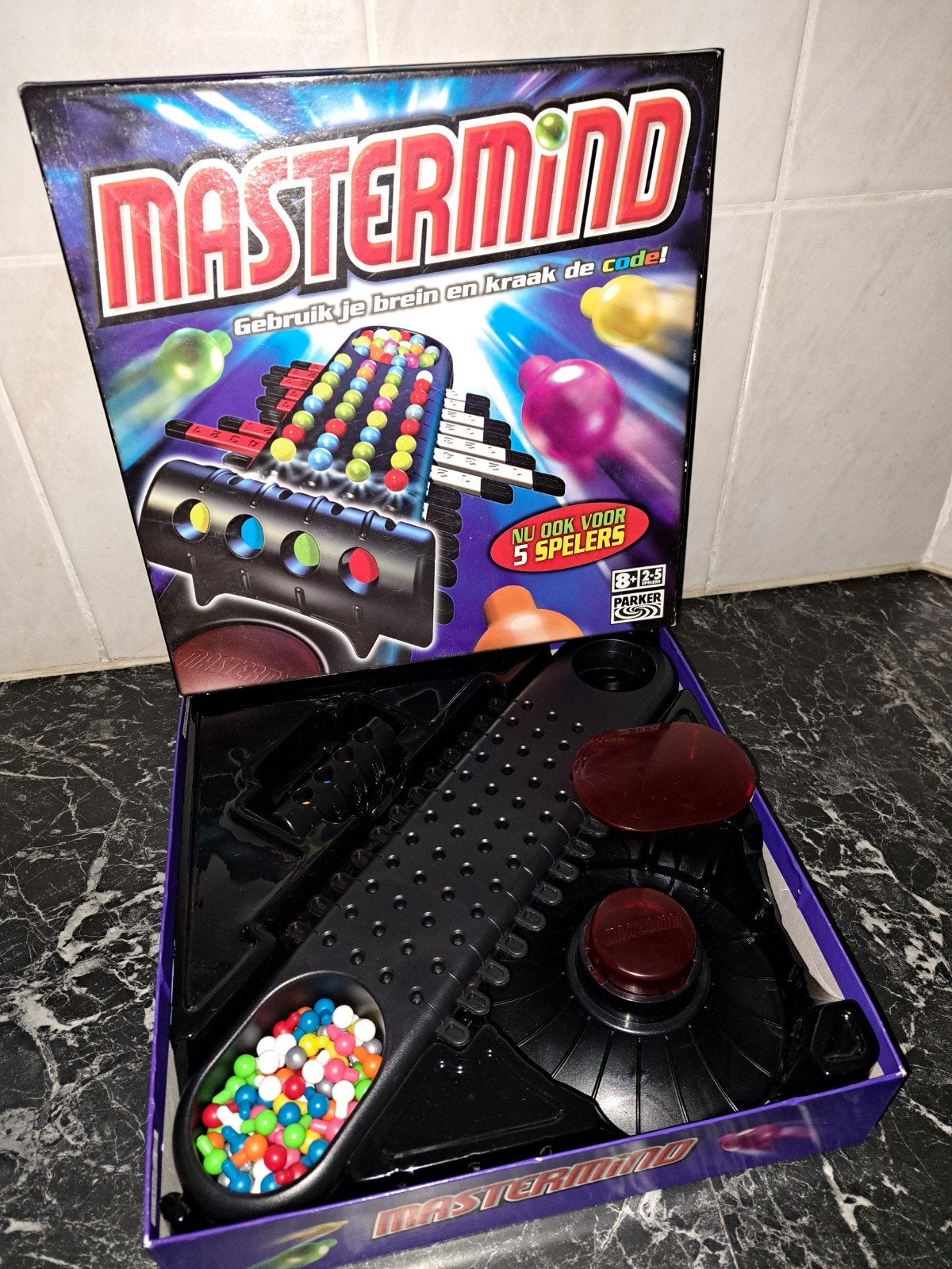 mastermind, Hobby en Vrije tijd, Gezelschapsspellen | Bordspellen, Ophalen of Verzenden, Zo goed als nieuw