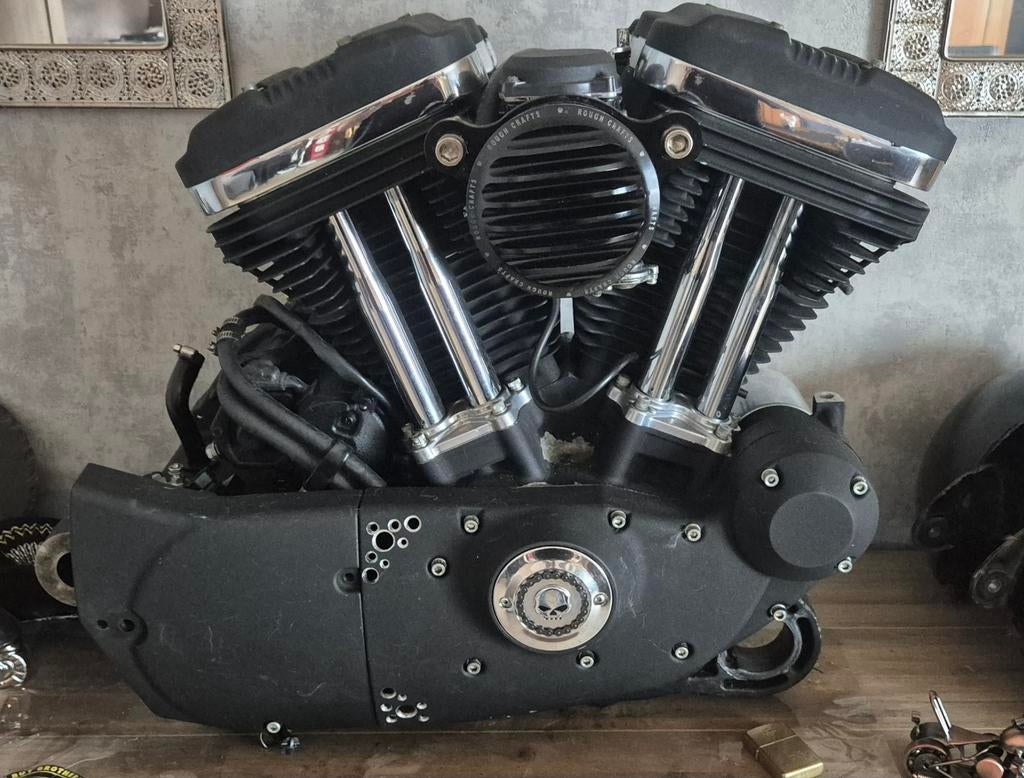 Harley Davidson Sportster 883 omgebouwd naar 1200 motorblok, Ophalen of Verzenden, Gebruikt