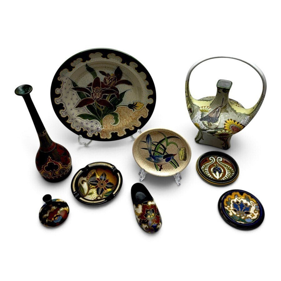 Lot divers plateel en aardewerk (12x), Antiek en Kunst, Ophalen of Verzenden